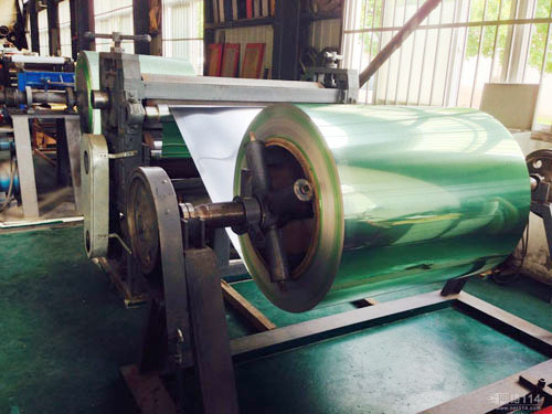 镜面铝铝卷筒机