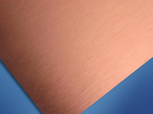 红铜色氧化拉丝铝