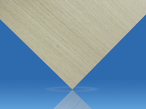 金色直纹拉丝铝板