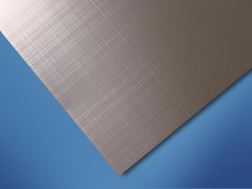 亮银布纹氧化拉丝铝