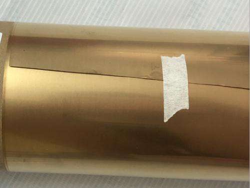 0.02MM镀金不锈钢箔