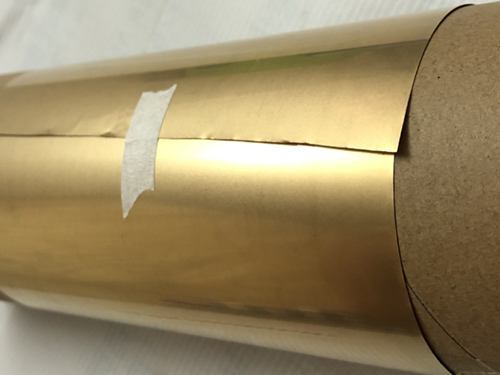 0.006MM铜箔镀金
